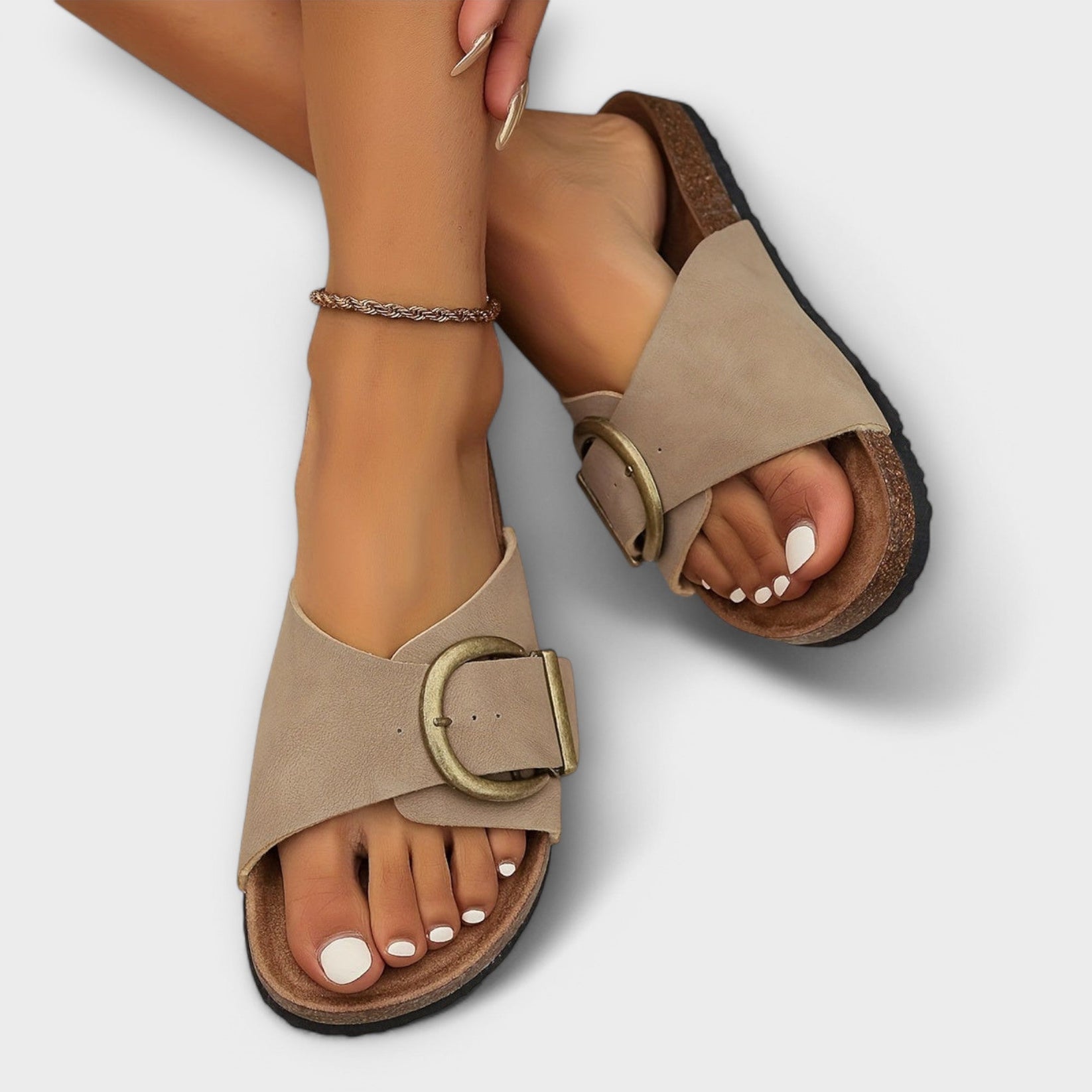 Sandalo Donna Comodo con Soletta Ergonomica
