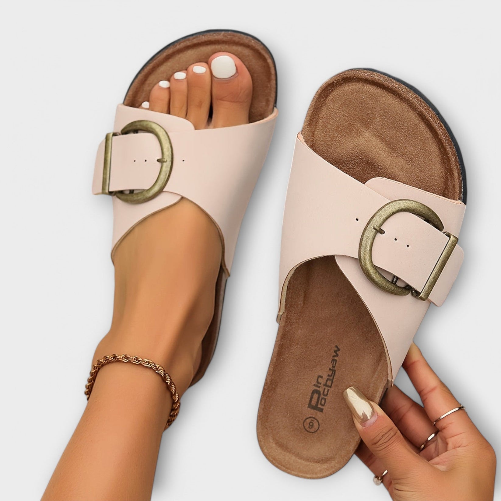 Sandalo Donna Comodo con Soletta Ergonomica